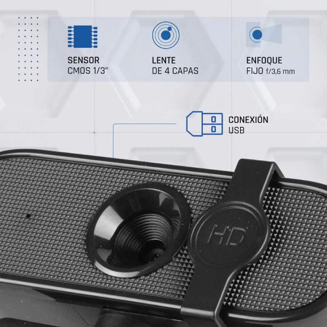 iggual Webcam USB FHD 1080p WC1080 Quick View 3