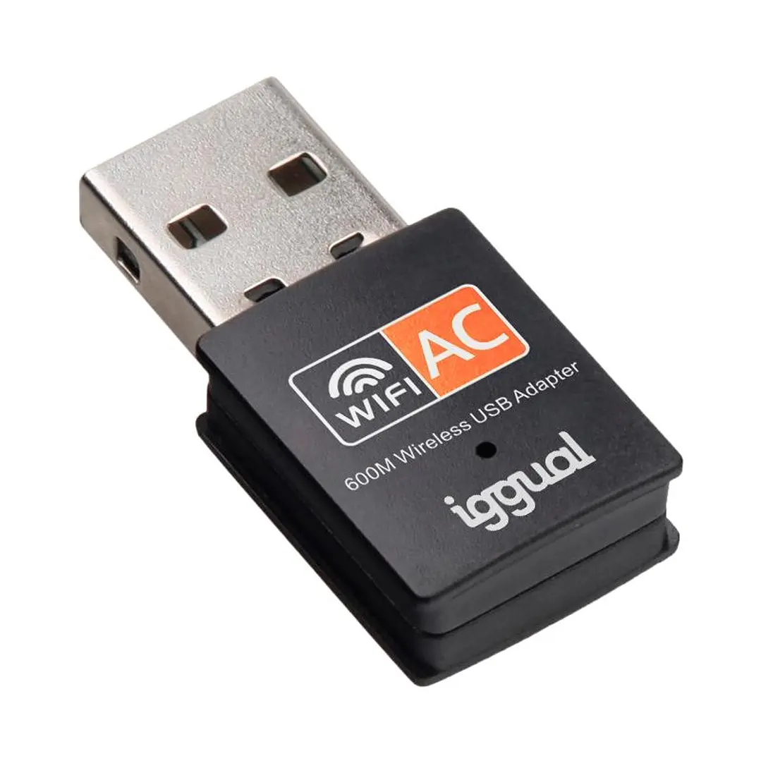 iggual Adaptador USB Wifi 600 Mbps dual 2.4G/5G 1