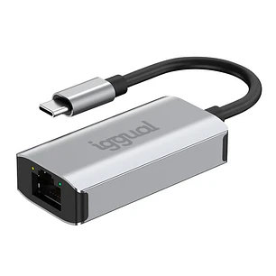 iggual Adaptador tipo C a RJ45 Gigabit 1000Mbps