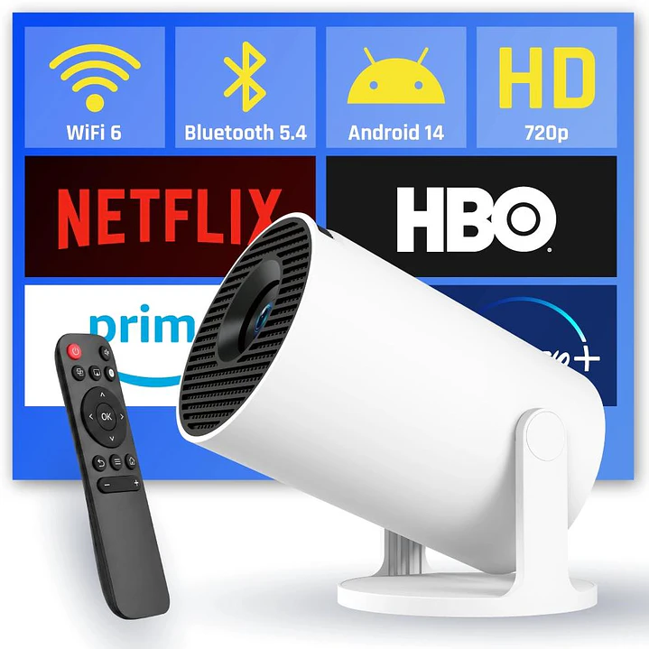 iggual Mini proyector MP720p HDMI WiFi BT Android 2