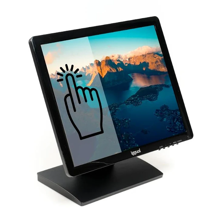 iggual Monitor táctil resistivo 17