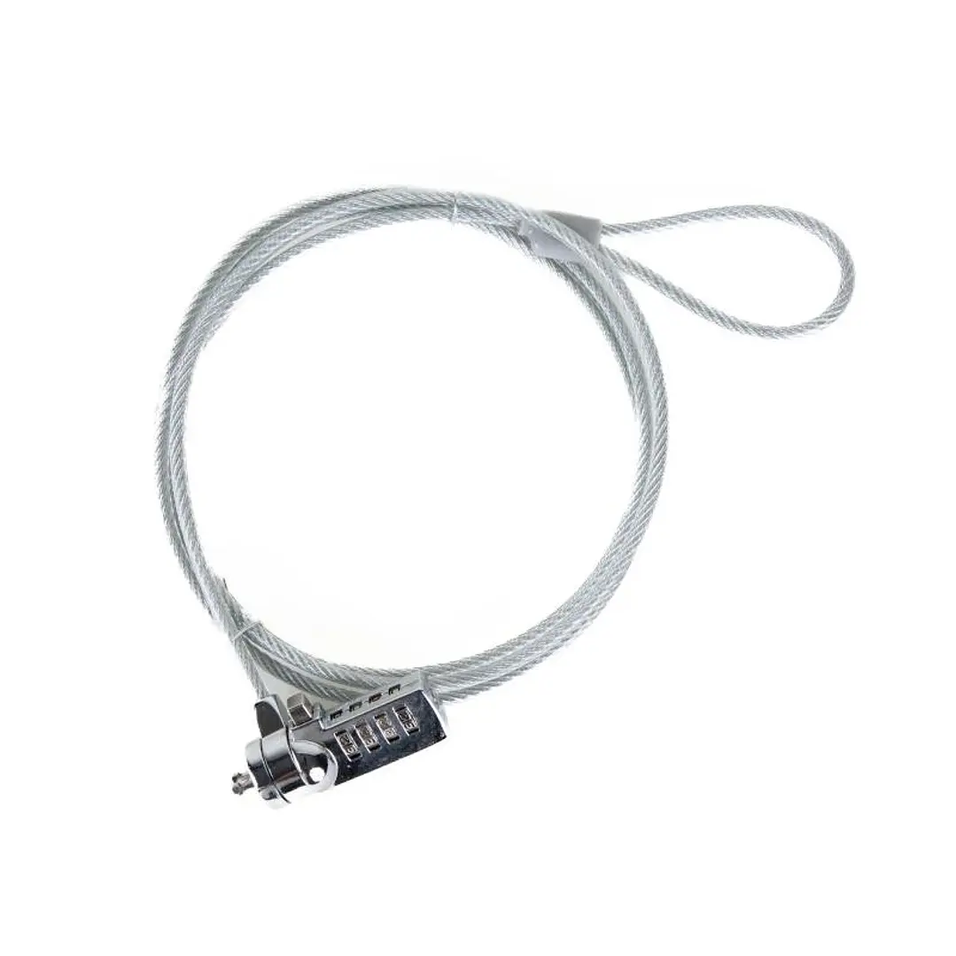 iggual Cable seguridad candado 4 dígitos SECURE 4D 1