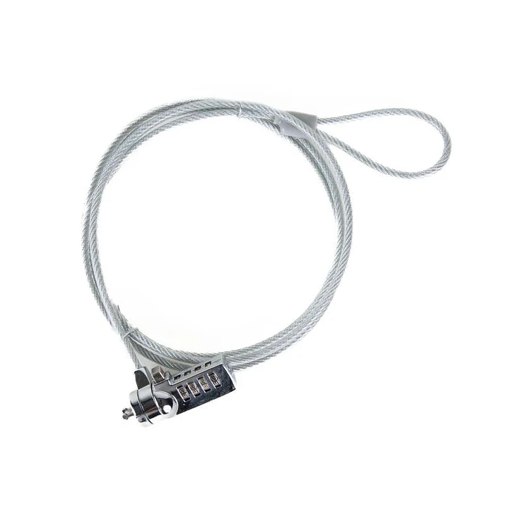 iggual Cable seguridad candado 4 dígitos SECURE 4D 1