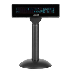 iggual Visor TPV regulable USB VFD 7