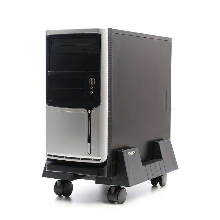 iggual SOP1 Soporte CPU ajustable con ruedas 4