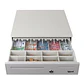 iggual Cajón Portamonedas IRON-50W 42cm 5+8 blanco - Miniatura 1
