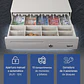 iggual Cajón Portamonedas IRON-50W 42cm 5+8 blanco - Miniatura 2