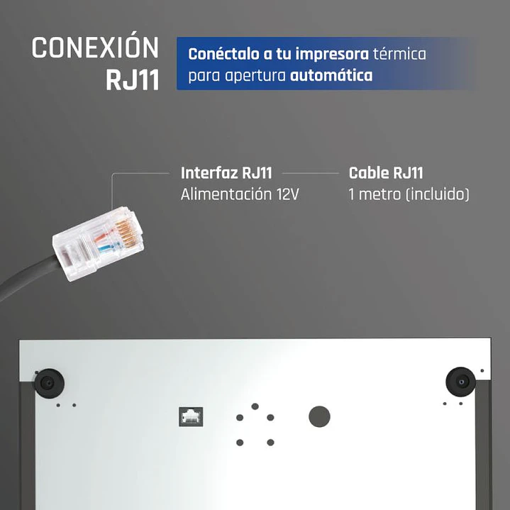 iggual Cajón Portamonedas IRON-30 42cm 5+5 negro 3