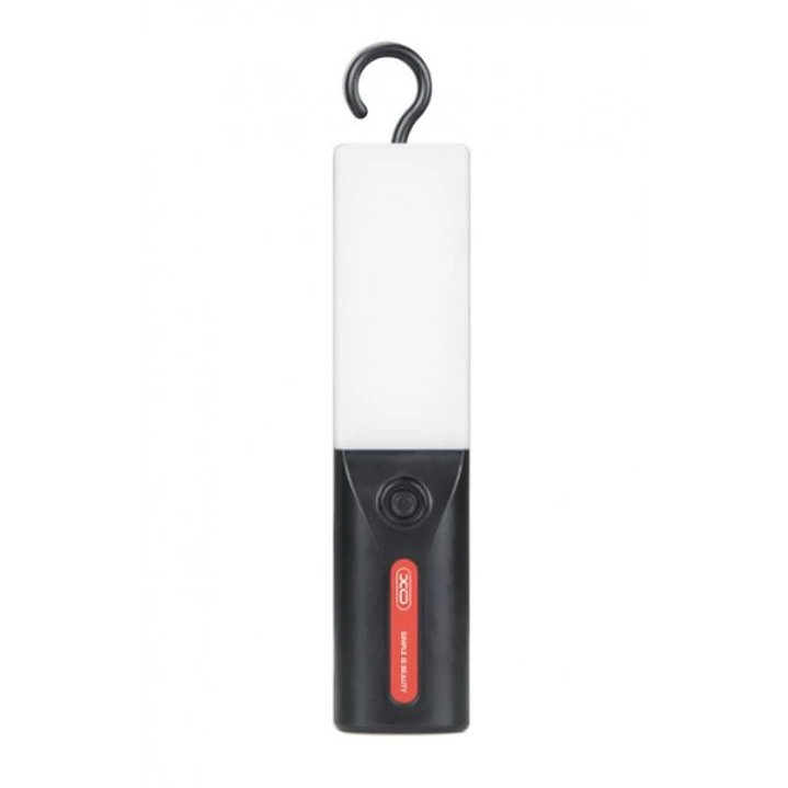 XO YH18 Linterna LED - Carga Solar - 5 Modos de Iluminacion - 3 Intensidades - Iman y Gancho - Color Negro 1