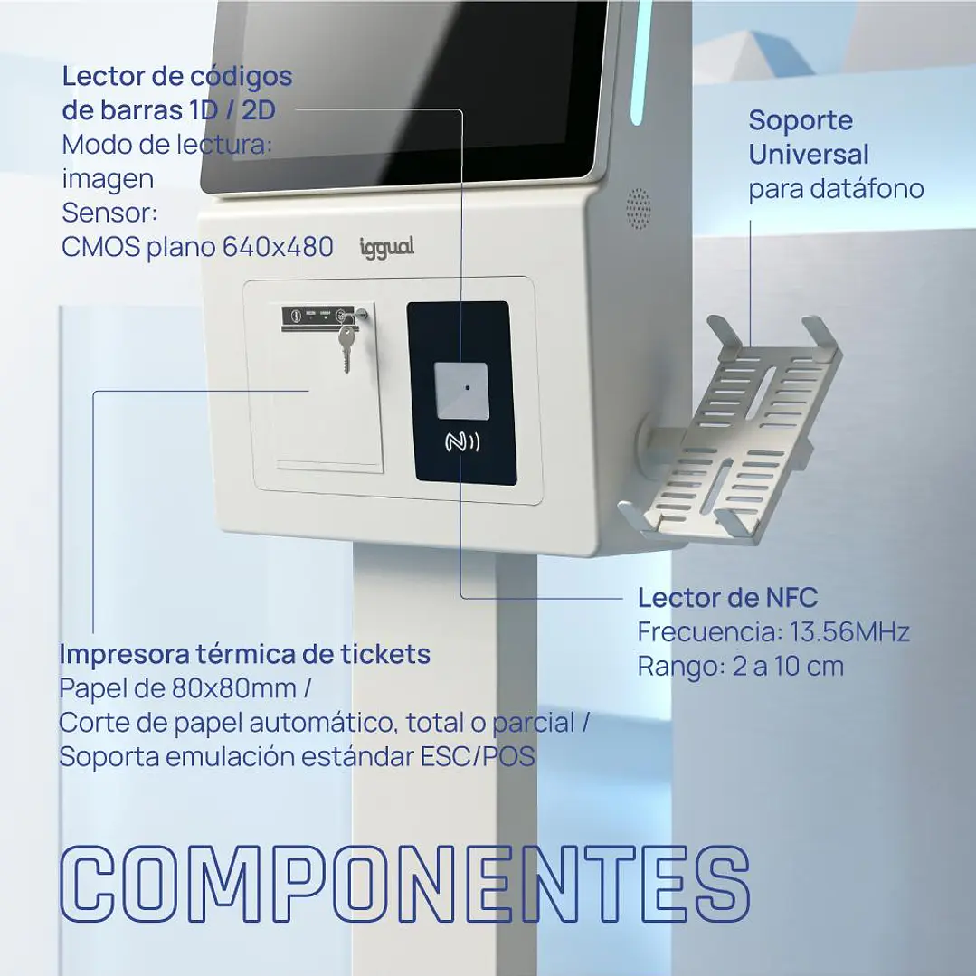 iggual Kiosco interactivo FHD ORCHID 27