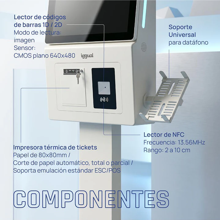 iggual Kiosco interactivo FHD ORCHID 27