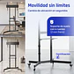 iggual SRTV75 Soporte TV suelo ruedas 32