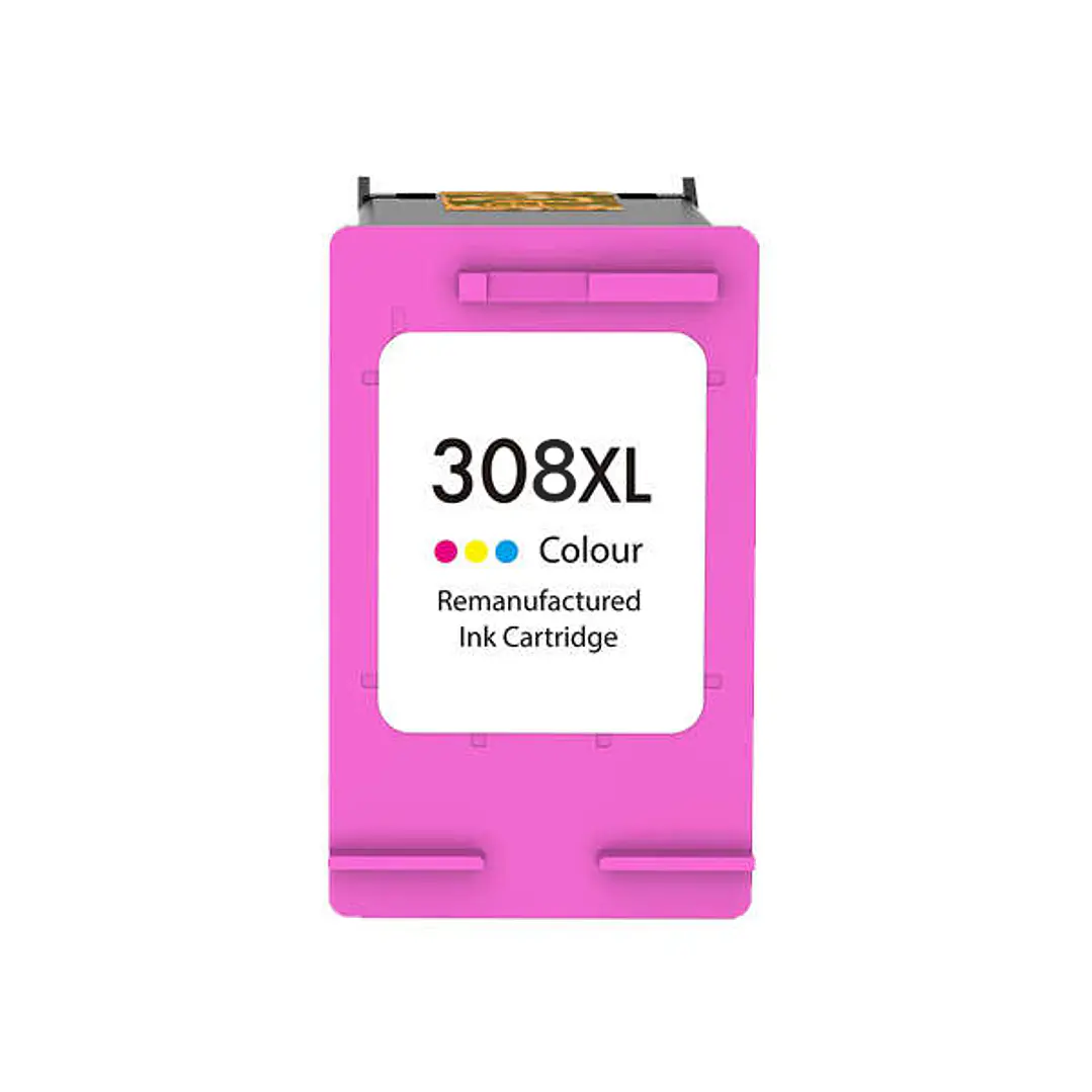 Remanufacturado HP 308XL+ Color Cartucho de Tinta - Reemplaza 7FP2UE - Alta Capacidad/Jumbo 1