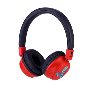Redlox by Chuster Zombie Auriculares Bluetooth 5.3 Plegables - Altavoz 40mm - Bateria 200mAh - Autonomia hasta 28h - Alcance 10m - 32Ohm - Sensibilida