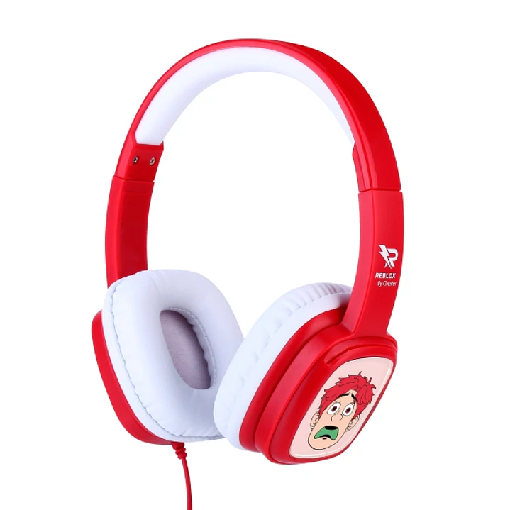 Redlox by Chuster Color Auriculares con Cable de 1m - Altavoz 30mm - 32Ohm - Sensibilidad 85dB - Conector Jack 3.5mm - Personalizable con Tarjetas - C 1
