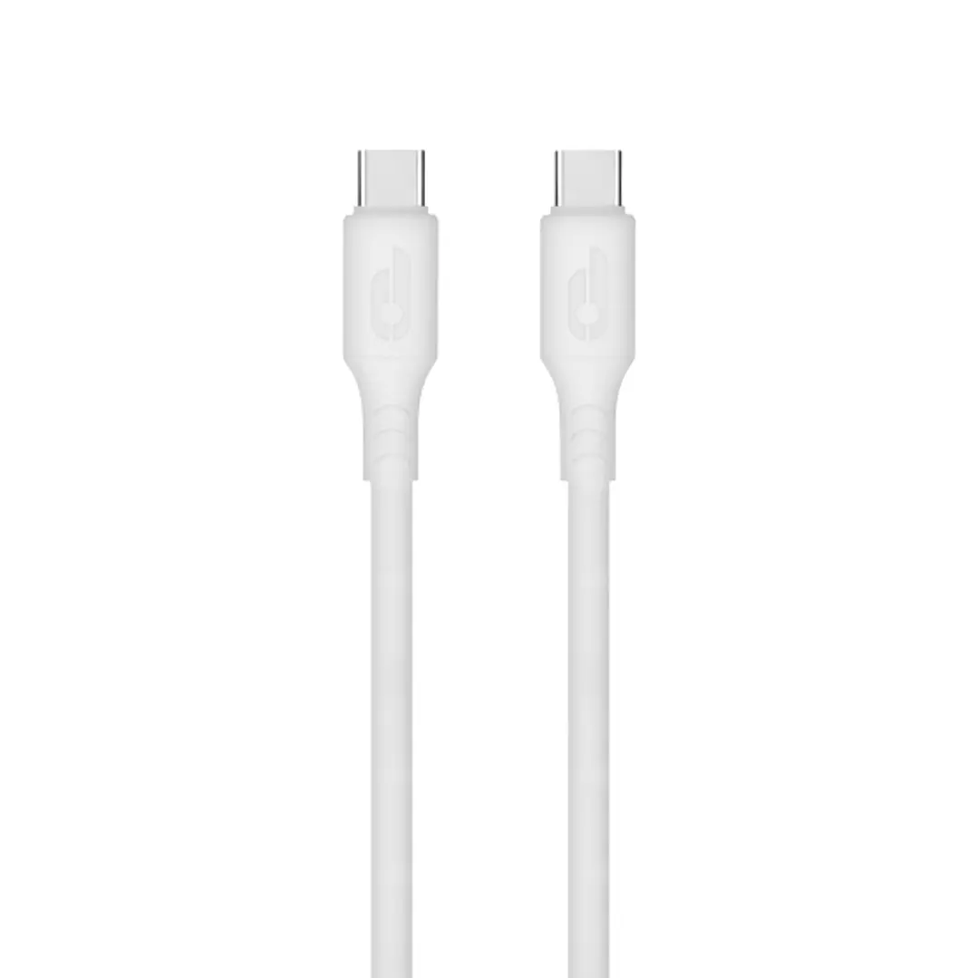 Blackbyte by Pedro Buerbaum Cable USB-C Macho a USB-C Macho de Silicona - Hasta 100W - 1 metro - 480Mbps - Compatible con Carga Rapida - Diametro 3mm  1