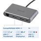 iggual Hub C 8 en 1 2xHDMI 2xUSB 2xSD RJ45 PD100W - thumbnail 4