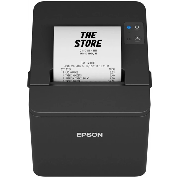 Epson TM-T20IV Impresora Termica de Recibos 80mm - Resolucion 203dpi - Velocidad 250mm - USB, RS-232 - Color Negro 1