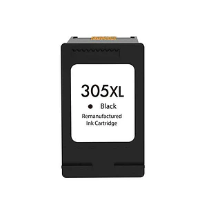 Remanufacturado HP 305XL Negro Cartucho de Tinta - Muestra Nivel de Tinta - Reemplaza 3YM62AE/3YM61AE (Chip reforzado contra actualizaciones)