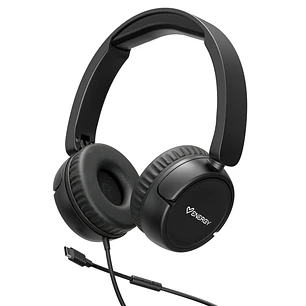 Energy Sistem Urban Auriculares con Cable - DeepBass - Diadema Extensible - Microfono Incorporado - Conexion USB-C - Color Negro