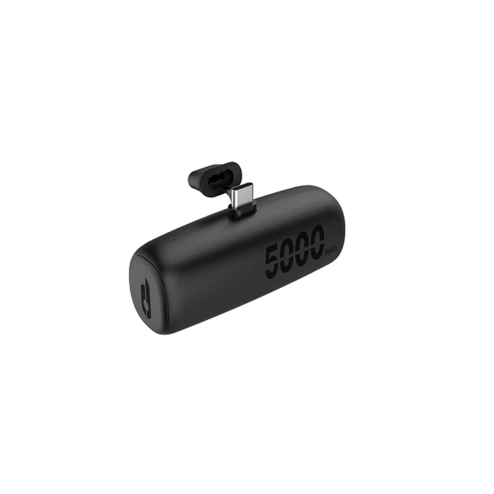 Blackbyte by Pedro Buerbaum Bateria Lipo Externa/Powerbank de 5000mAh - 10W - Entrada y Salida USB-C - Soporte Integrado - Tacto Engomado - Color Negr 1
