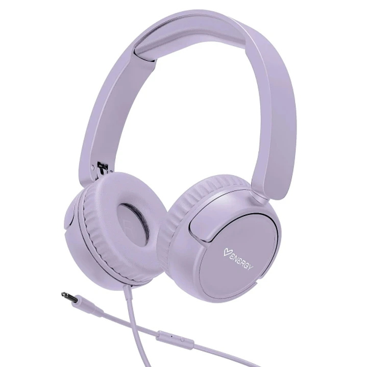 Energy Sistem Urban Auriculares con Cable - DeepBass - Diadema Extensible - Microfono Incorporado - Conexion Minijack 3.5mm - Color Lavanda 1