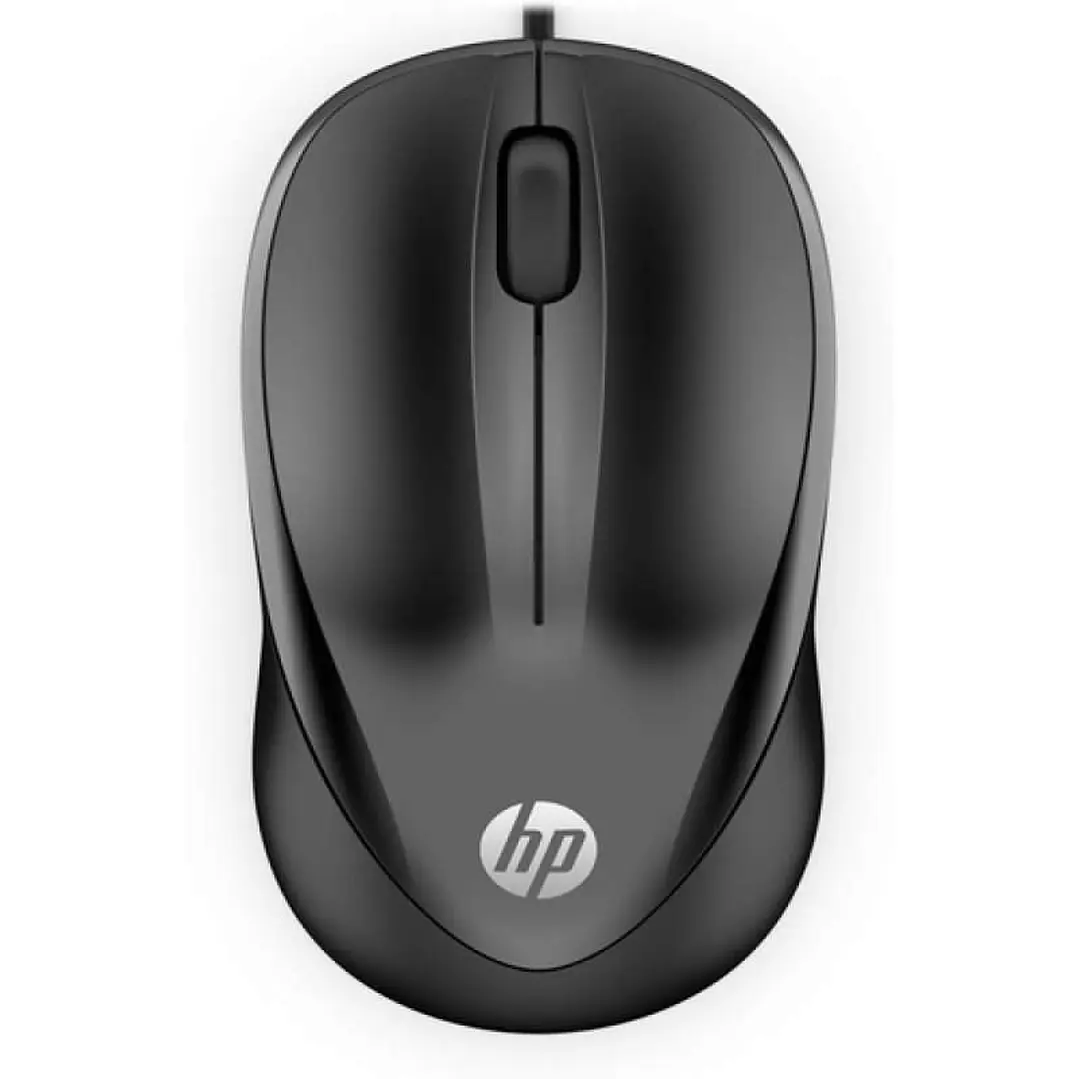 HP 1000 Raton USB 1200dpi - 3 Botones - Uso Ambidiestro - Cable de 1.50m - Color Negro 1