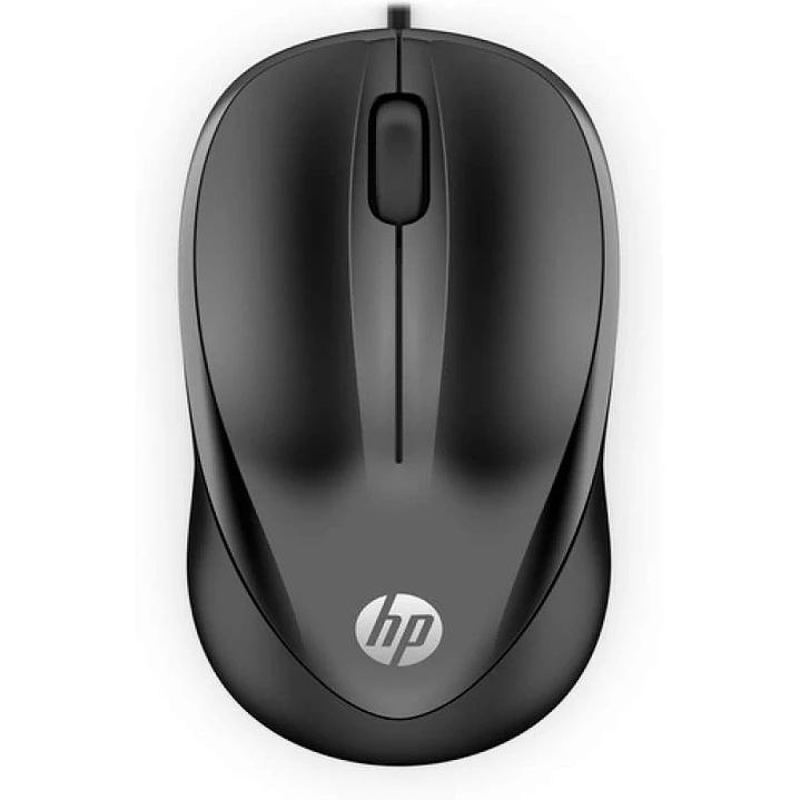 HP 1000 Raton USB 1200dpi - 3 Botones - Uso Ambidiestro - Cable de 1.50m - Color Negro 1