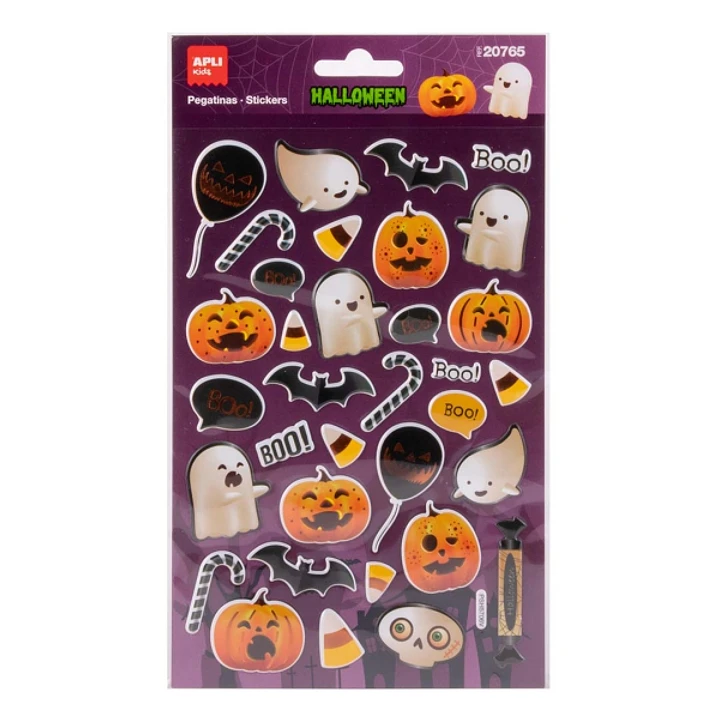 Apli Kids Booo! Pack con 35 Pegatinas de Halloween - Perfectas para Decorar Cuadernos, Agendas, etc... 1