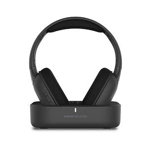 Energy Sistem SoundReel TV Auriculares Para TV - Conexion RF, Bluetooth, Optico y Jack - Hasta 18h de Bateria - Compatible Con Todos los TV - Color Ne
