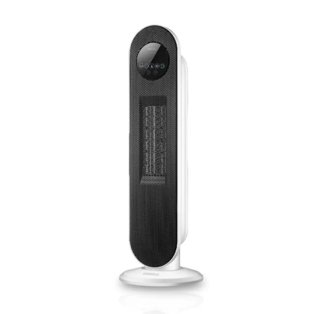 Daewoo DW9511 Calefactor Ceramico de Torre 2000W - Tecnologia PTC - Mando a Distancia - Termostato Regulable - Funcion Oscilante - Pantalla LED 1