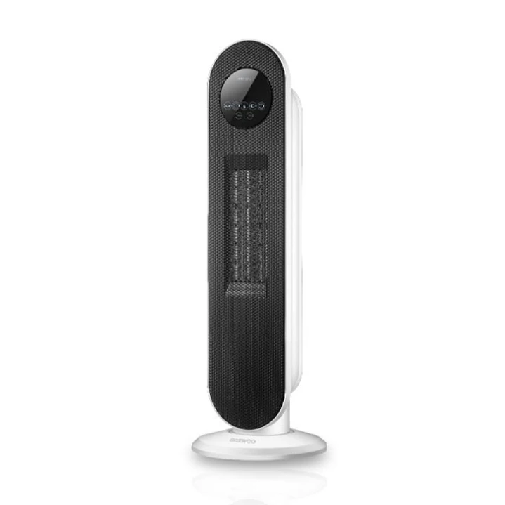 Daewoo DW9511 Calefactor Ceramico de Torre 2000W - Tecnologia PTC - Mando a Distancia - Termostato Regulable - Funcion Oscilante - Pantalla LED 1