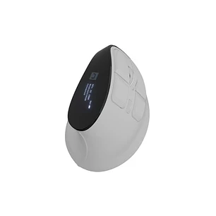 Natec Euphonie Pro Raton Optico Vertical Inalambrico - 2.400 dpi - Bluetooth + 2,4Ghz - 9 Botones - Color Blanco