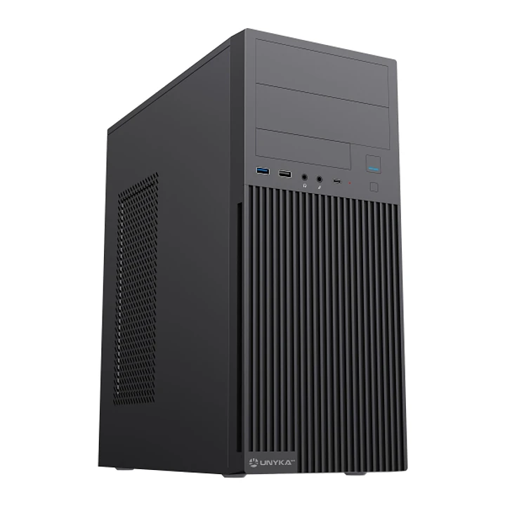 Unykach Aero C360 Caja ATX - Fuente de Alimentacion 500W Incluida - Soporte para 5,25