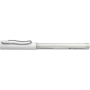 Faber-Castell Artsy Beyond Boligrafo de Tinta Gel - Punta de 1mm - Trazo de 0.6mm - Zona de Agarre Engomada - Color Blanco