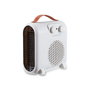 Daewoo DW9515 Calefactor de Aire 2000W - Vertical y Horizontal - 2 Niveles de Potencia - Termostato Regulable - Funcion Ventilador