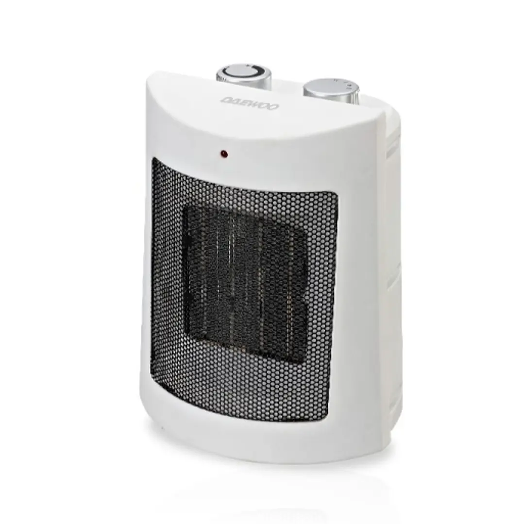 Daewoo DW9513 Calefactor Ceramico 1800W - Tecnologia PTC - 2 Niveles de Potencia - Termostato Regulable 1