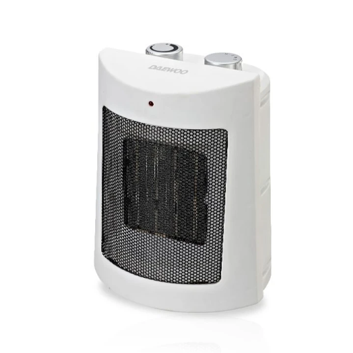 Daewoo DW9513 Calefactor Ceramico 1800W - Tecnologia PTC - 2 Niveles de Potencia - Termostato Regulable 1