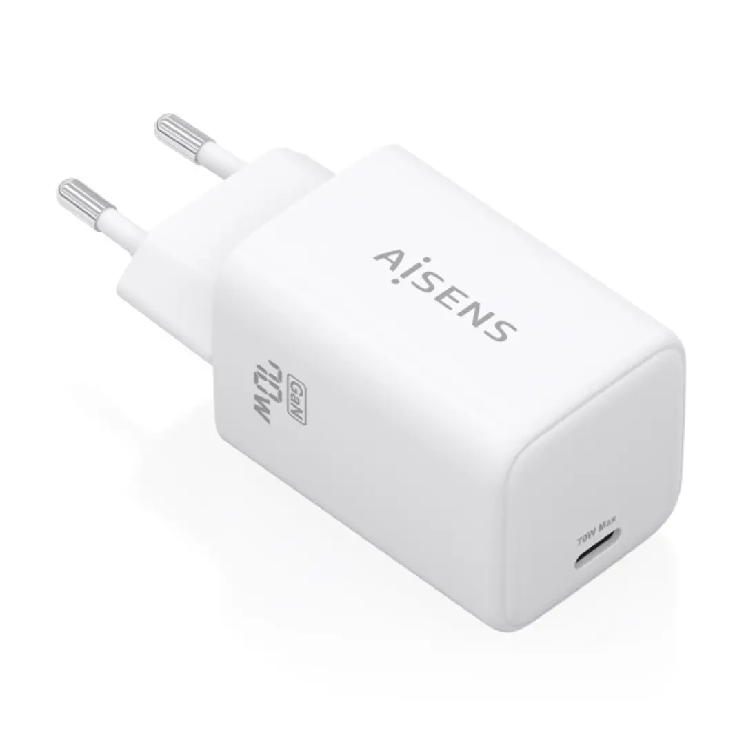 Aisens Cargador GAN 70W - 1x USB-C PD3.2 QC4.0 - Color Blanco 1