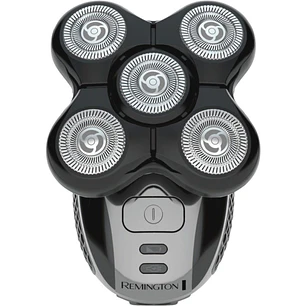 Remington Ultimate Series RX5 Afeitadora para Cabeza - 5 Cabezales Rotativos - Bateria Recargable - Color Negro
