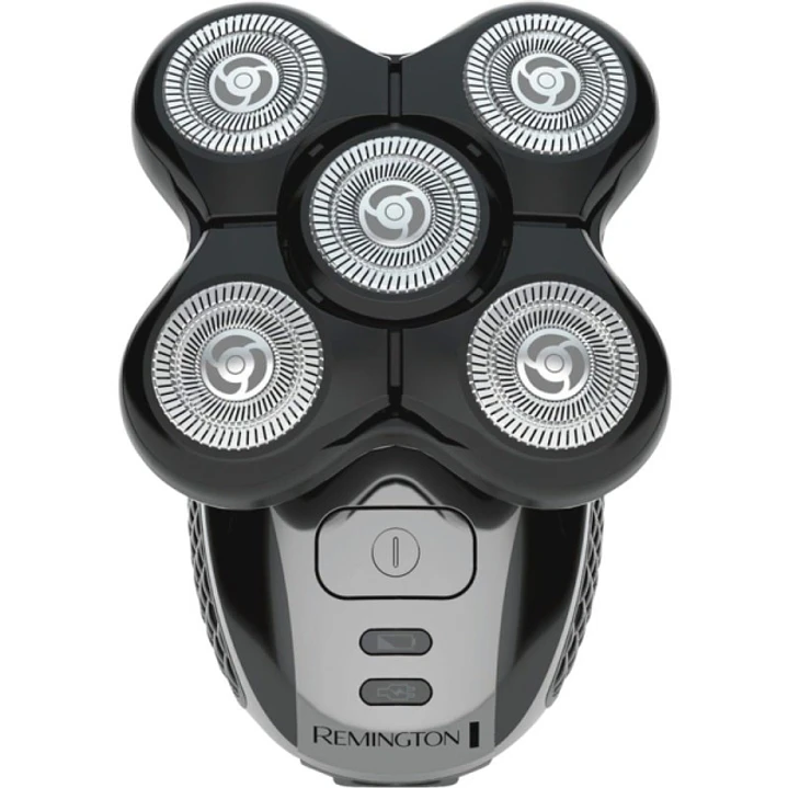 Remington Ultimate Series RX5 Afeitadora para Cabeza - 5 Cabezales Rotativos - Bateria Recargable - Color Negro 1
