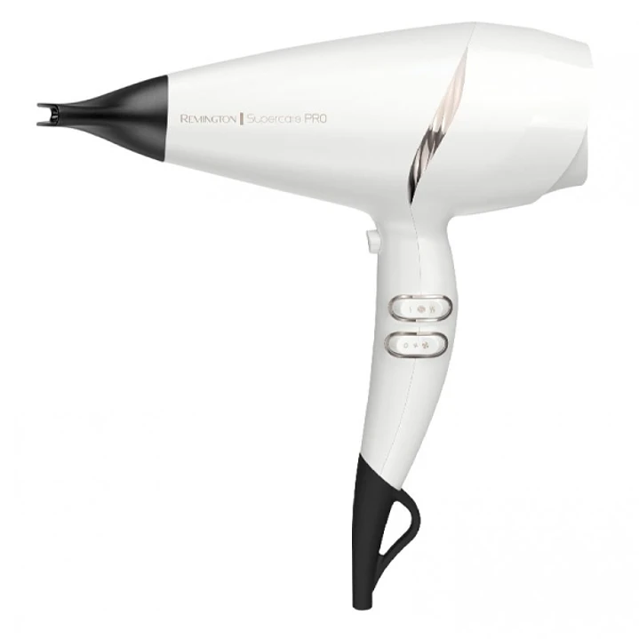 Remington Supercare Pro 2200AC Secador de Pelo 2200W - Boquillas Concentradoras - Motor AC Profesional - Color Blanco 1