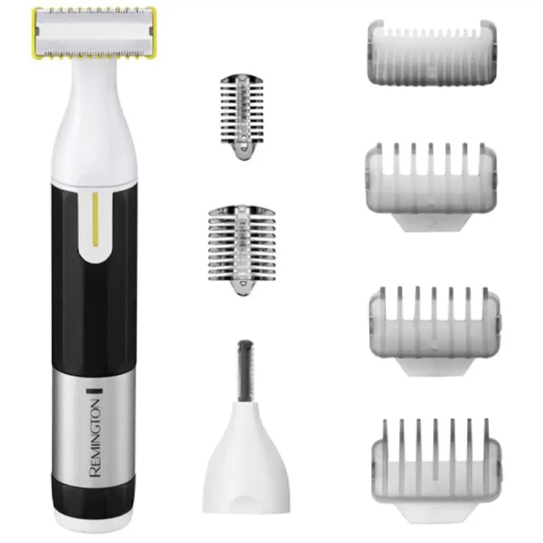 Remington Omniblade Perfilador Multifuncion Barba y Cuerpo - Cuchilla Alta Precision - Bateria Recargable - Apto para Ducha 1
