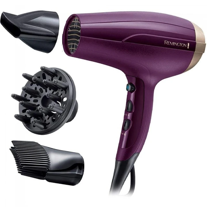 Remington Your Style Secador de Pelo 2300W - 3 Termperaturas 2 Velocidades - Ergonomico - Color Morado 1