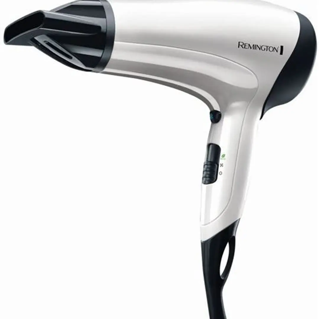 Remington Power Volume 2000 Secador de Pelo 2000W - Tencologia Ionica - 3 Termperaturas 2 Velocidades -  Incluye Difusor y Boquilla Concentradora 1