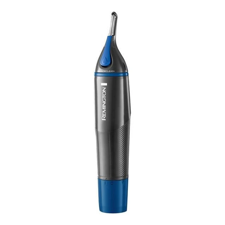 Remington Nano Series Recortador Facial - Cuerpo Exterior Antimicrobiano - Peines Guia para Cejas - Resistente al Agua - Color Negro 1