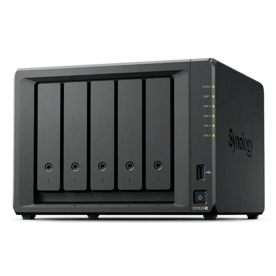 Synology DS1525+ NAS 5Bay DiskStation 2x2.5GbE 1