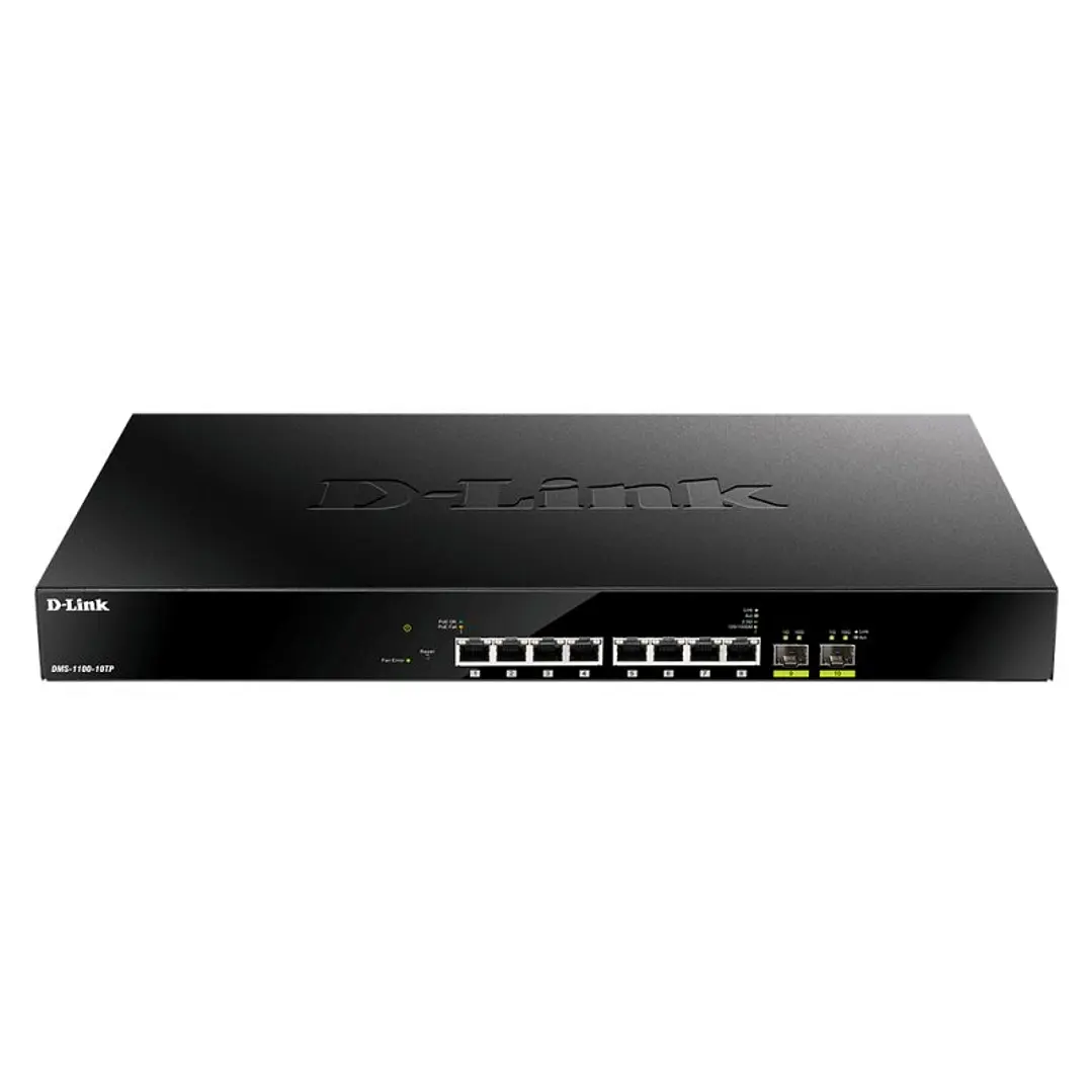 D-Link DMS-1100-10TP Switch 8x2.5GbE PoE 2xSFP+ 1