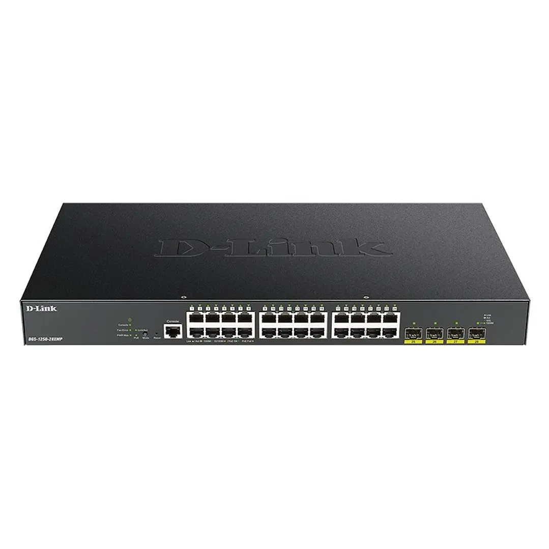 D-Link DGS-1250-28XMP/E Switch 24xGb PoE 4x10Gb 1