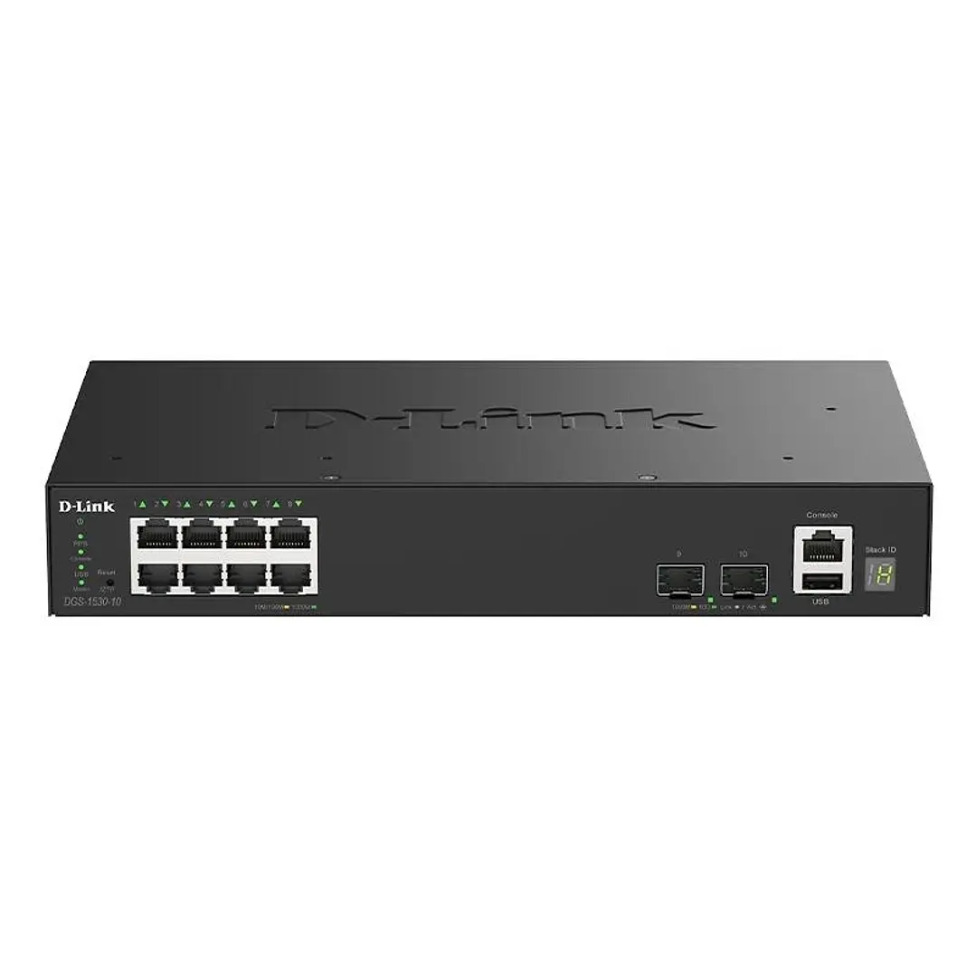 D-Link DGS-1530-10/E Switch 8xGb 2x10G SFP+ 1